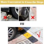 Non-Slip Heavy Duty Rubber Curb Ramp