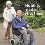 Days Swift Lightweight Folding Attendant Wheelchair