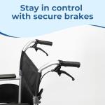 Days Swift Lightweight Folding Attendant Wheelchair