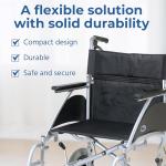 Days Swift Lightweight Folding Attendant Wheelchair