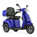 VELECO TURRIS 3-Wheel Mobility Scooter - Blue