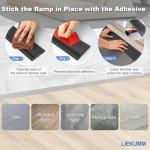 LIEKUMM 1.5cm PVC Cuttable Wheelchair Ramp