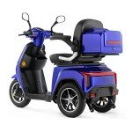 VELECO TURRIS 3-Wheel Mobility Scooter - Blue