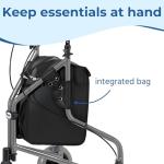 Days Aluminum Tri-Wheel Walker with Bag - Lightweight & Comfortable