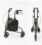 NRS Healthcare 3-Wheel Rollator with Bag & Brakes