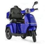 VELECO TURRIS 3-Wheel Mobility Scooter - Blue