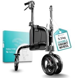 Lightweight Foldable 3-Wheel Walker for Indoor/Outdoor Use