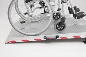 Foldable Wide Wheelchair Ramp - 61cm to 183cm