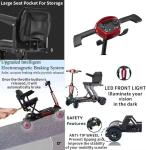 Lightweight Automatic Folding Mobility Scooter, 20 KM Battery