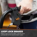 MobiQuip Lightweight 4-Wheel Rollator with Seat