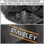 Heavy Duty Waterproof Mobility Scooter Cover - Black