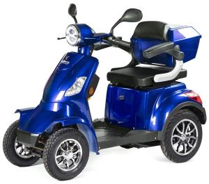 VELECO Faster 4-Wheel Mobility Scooter - Blue