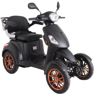 JH500 4-Wheeled Electric Mobility Scooter with Canopy
