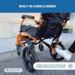 Lightweight Folding Wheelchair with Dual Brake System
