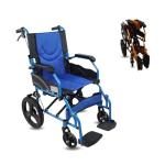 Mobiclinic® Folding Lightweight Wheelchair with Dual Brakes