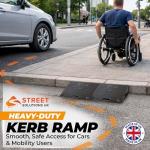 Set of 2 Heavy Duty 6" Rubber Ramps