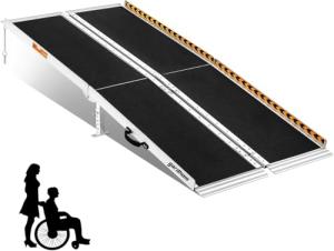 5FT Portable Aluminum Wheelchair Ramp for Home