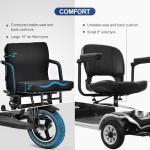 Lightweight Folding 3-Wheel Electric Scooter with Dual Motors