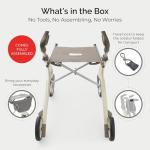 Byacre Carbon Ultralight Walker with Seat 4.8 kg