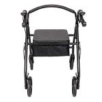 Lightweight Folding 4-Wheel Mobility Walker with Seat