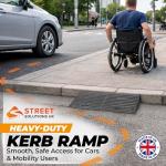 Heavy Duty Rubber Kerb Ramps - Set of 2