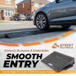 Heavy Duty Rubber Kerb Ramps - Set of 2