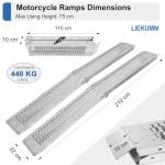 Heavy-Duty Folding Loading Ramps for Vehicles