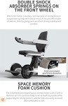 Foldable Electric Wheelchair with APP Control