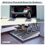 LIEKUMM Portable Threshold Ramp for Wheelchairs - 2PCS