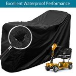 Heavy Duty Waterproof Mobility Scooter Cover with Bag