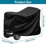 Heavy Duty Waterproof Mobility Scooter Cover with Bag