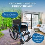 Mobiclinic® Folding Lightweight Self-Propelled Wheelchair