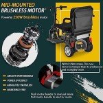 WISGING Folding Electric 3-Wheel Mobility Scooter