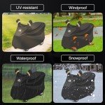 Heavy-Duty Waterproof Mobility Scooter Cover - 142 CM
