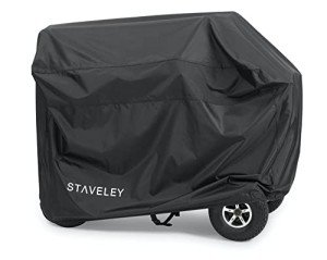 Heavy Duty Waterproof Mobility Scooter Cover - Black