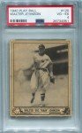 1940 Play Ball Walter Johnson #120 Card