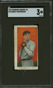 1910 E93 Christy Mathewson Sports Card SGC 3