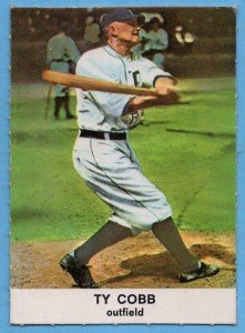 1961 Ty Cobb Golden Press Card - Detroit Tigers