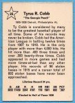 1961 Ty Cobb Golden Press Card - Detroit Tigers