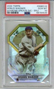 2022 Topps Diamond Greats Honus Wagner PSA 10