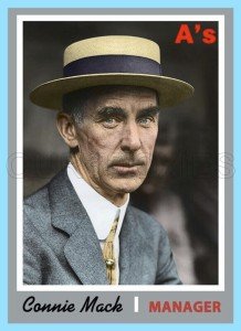 Connie Mack Custom Art Card - Philadelphia Athletics