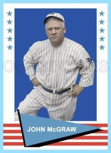 John McGraw New York Giants Trading Card