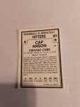 Cap Anson 1982 TCMA Baseball Hitter Card #27