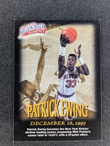 1997-98 Fleer Patrick Ewing Knicks Card #7