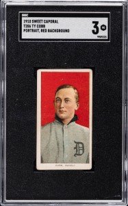 1910 T206 Ty Cobb Red Portrait Sports Card
