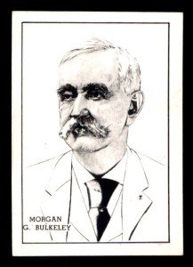 1950 Callahan Baseball HOF #9 Morgan Bulkeley