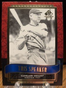 Tris Speaker 2003 SP Legendary Cuts Baseball Card