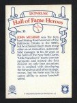 1983 Donruss John McGraw Hall of Fame Card