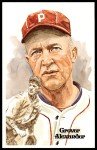 Grover Cleveland Alexander 1980 Hall of Fame Card
