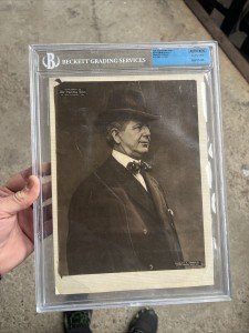 1909 Sporting News Supplement Charles Comiskey Card